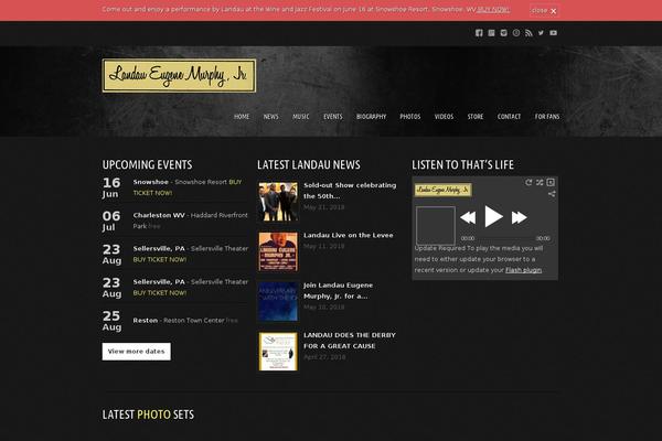 Site using Wolf-music-network plugin