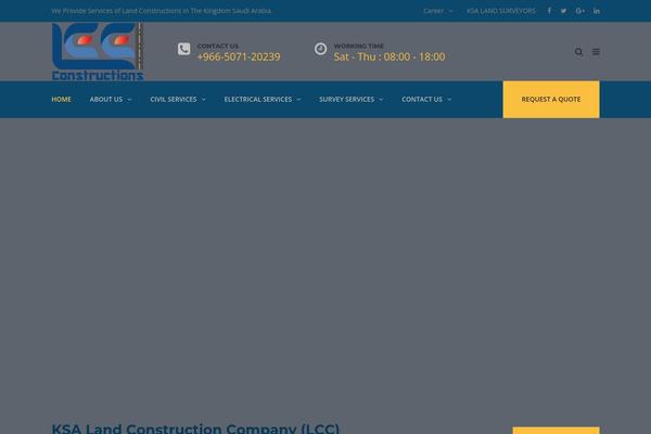 TheBuilt theme site design template sample
