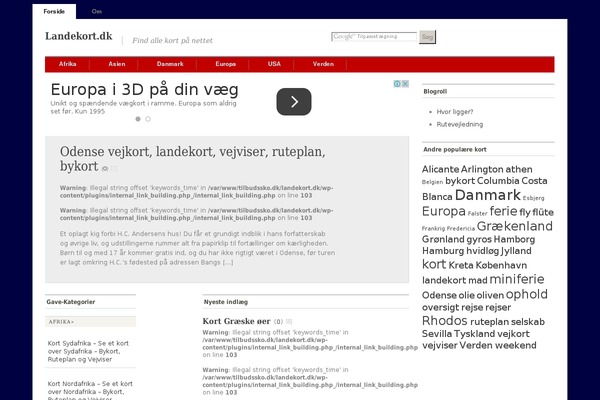 Mimbo theme site design template sample