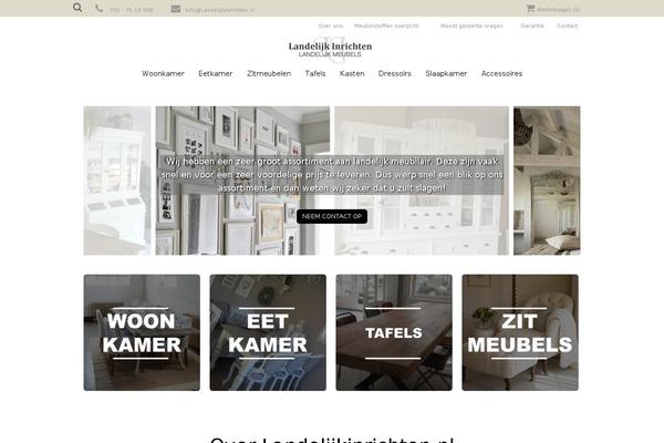 Loft theme site design template sample