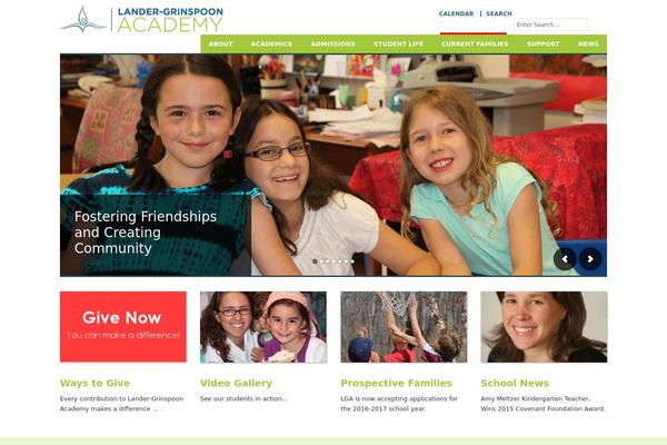 Outreach Pro theme site design template sample