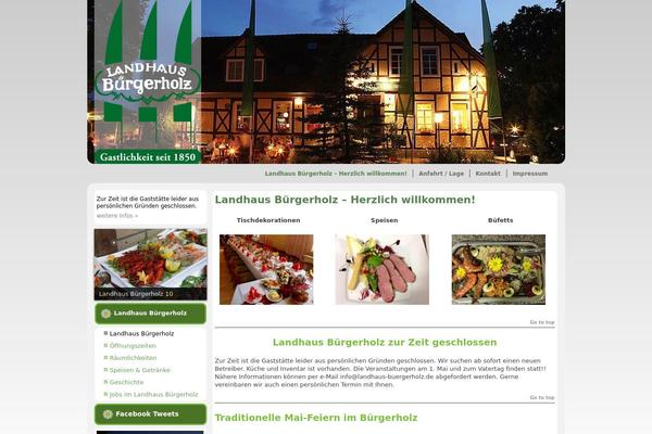 landhaus-buergerholz.de site used Landhaus