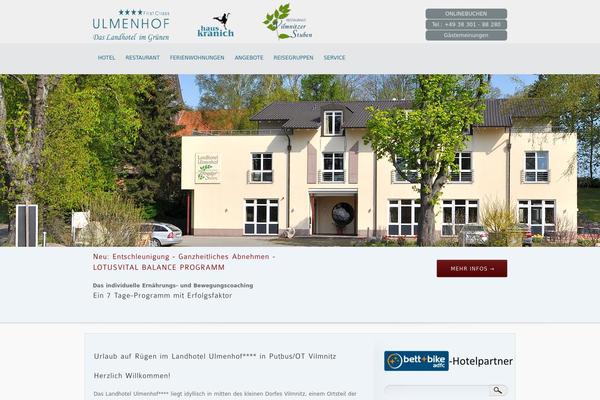 inFocus theme site design template sample