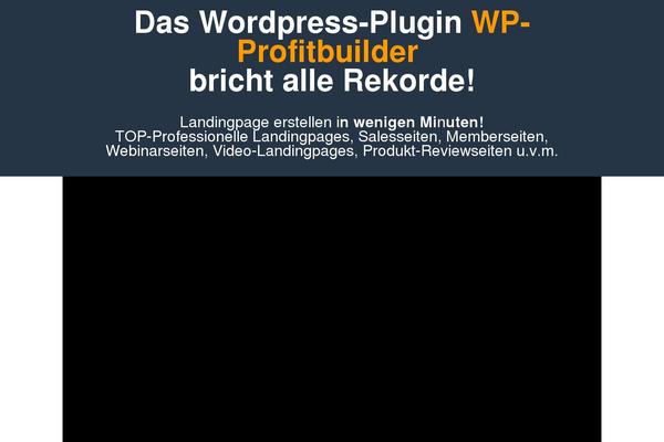 Site using Profit_builder plugin