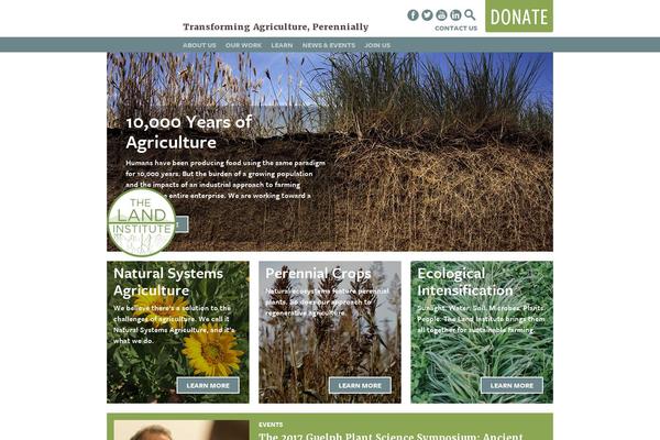 landinstitute.org site used Landinstitute