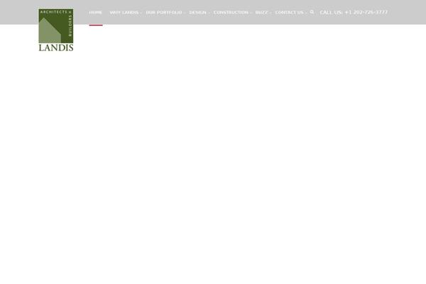 Landis theme site design template sample