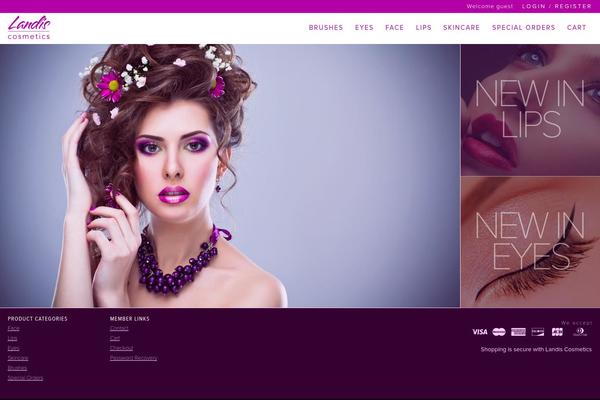 Landis theme site design template sample