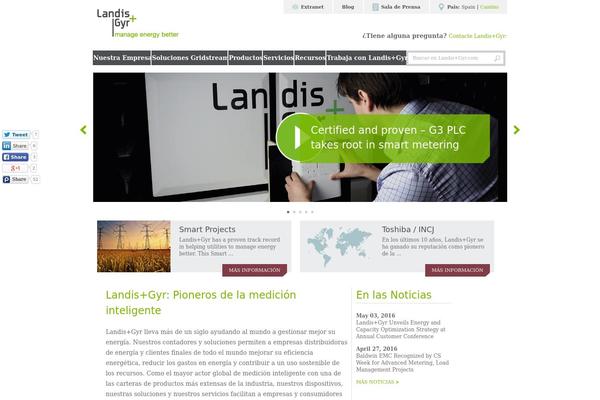 Landis theme site design template sample