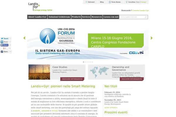 landisgyr.it site used Landis