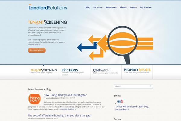 Biznizz theme site design template sample