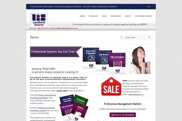 Propulsion theme site design template sample