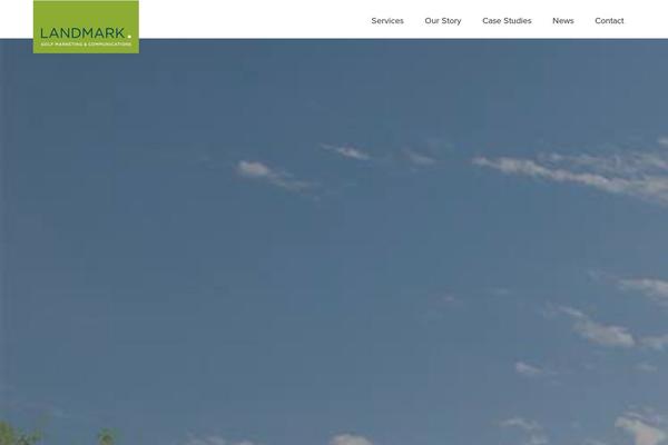 Landmark theme site design template sample