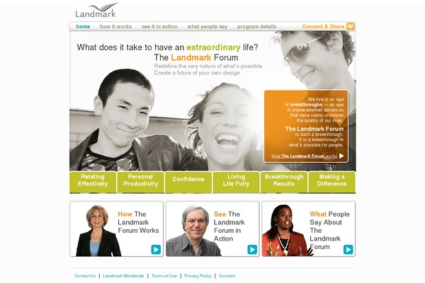 Landmark theme site design template sample