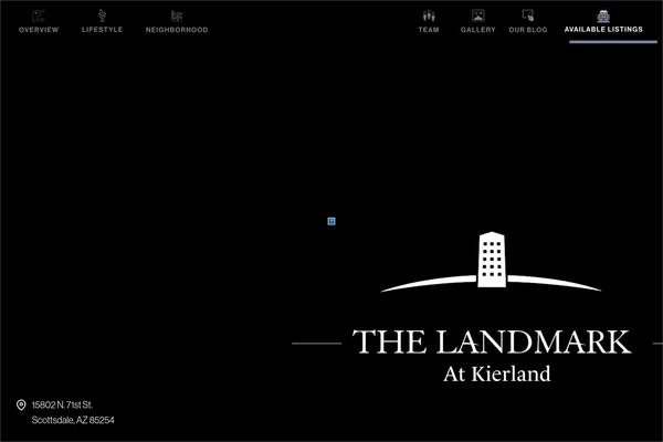 Landmark theme site design template sample