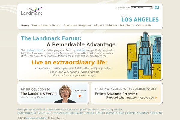 landmarklosangeles.com site used Cities-wp-theme