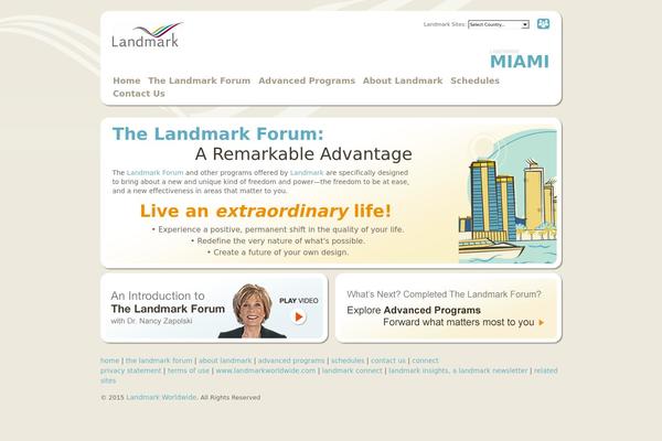 landmarkmiami.com site used Cities-wp-theme