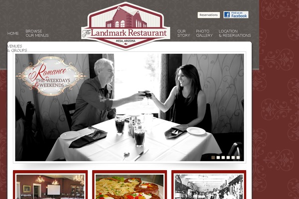 Landmark theme site design template sample
