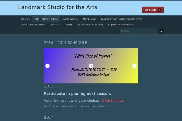 Empire theme site design template sample