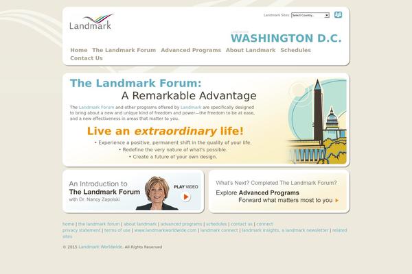 landmarkwdc.com site used Cities-wp-theme