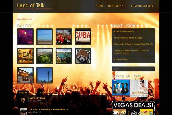 Santiago theme site design template sample