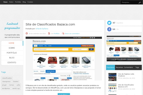 Official theme site design template sample