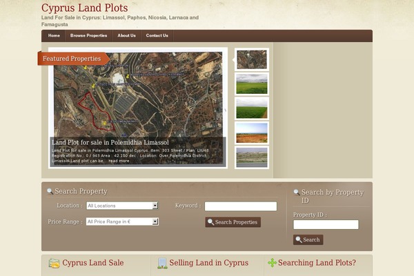 RealEstate theme site design template sample