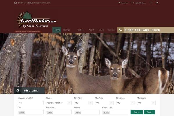 landradar.com site used Landradar