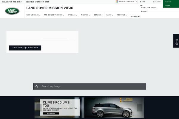 Dealer Inspire theme site design template sample