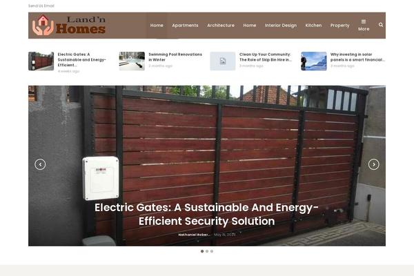 Publisher theme site design template sample