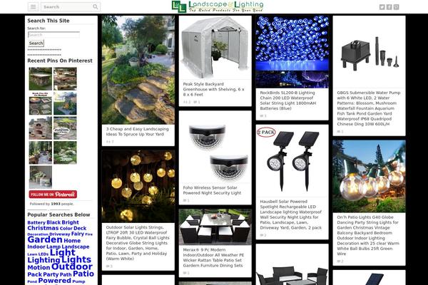 Covert PinPress theme site design template sample
