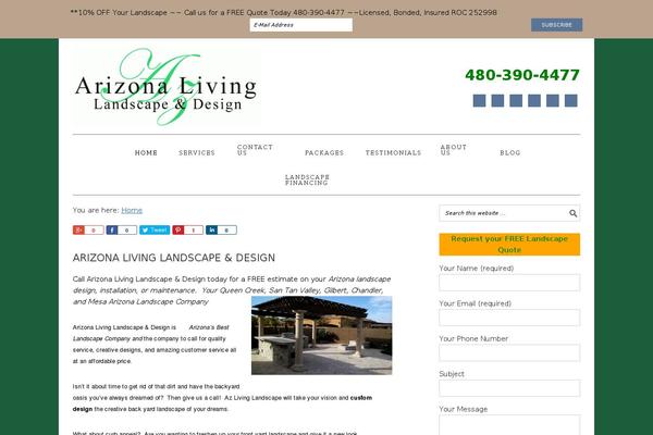 landscapearizona.com site used Refined-pro