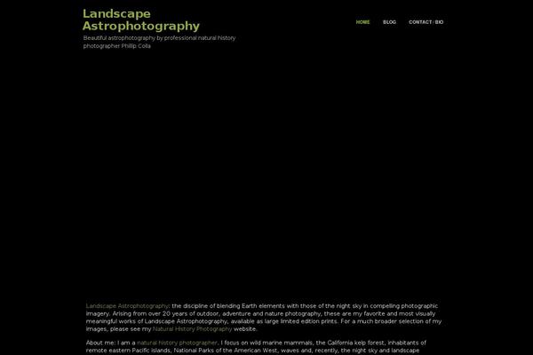 landscapeastrophotography.com site used Photocrati
