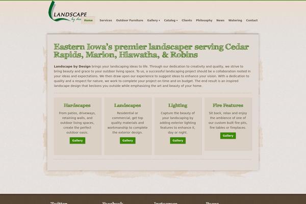 Organic Web theme site design template sample
