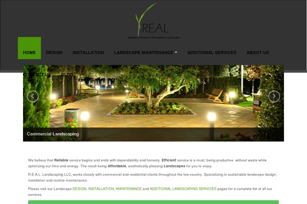 landscapecharlestonsc.com site used Finepro