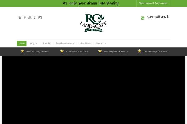 123garden theme site design template sample