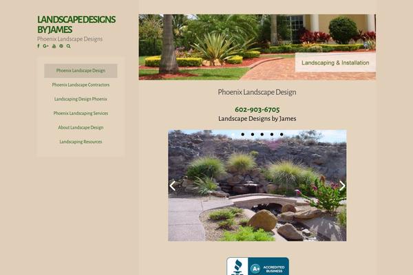 landscapedesignsbyjames.com site used Storto