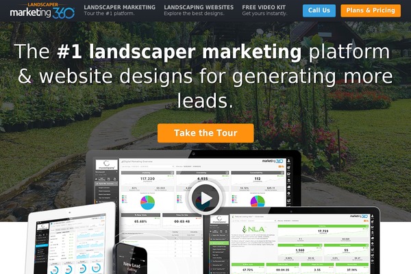 Marketing360-vertical theme site design template sample