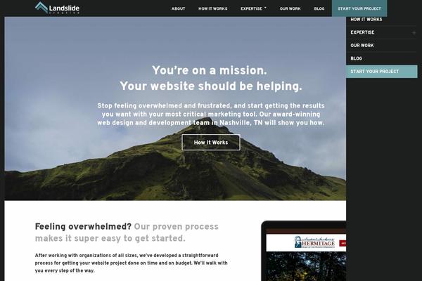 landslidecreative.com site used Landslidecreative
