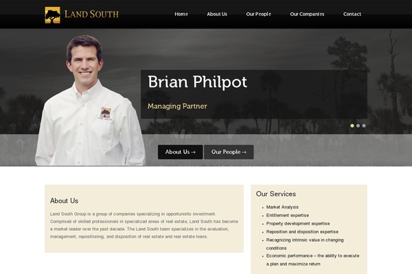landsouthgroup.com site used Corvius