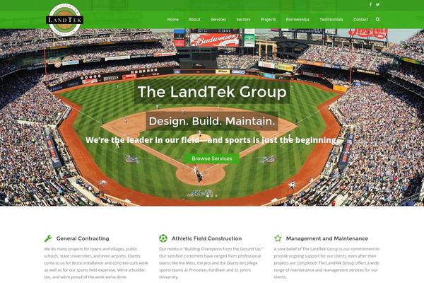 Bridge theme site design template sample