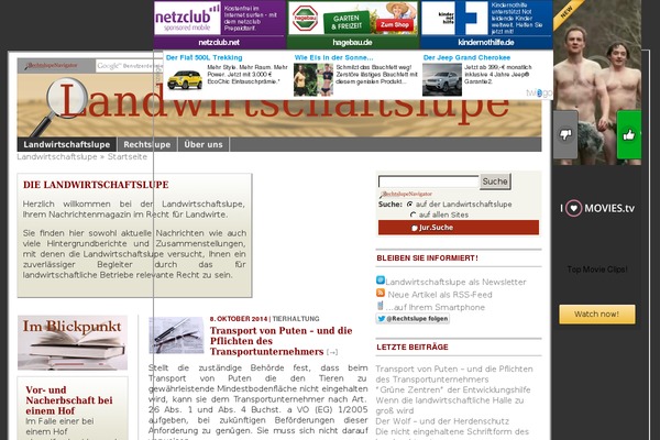 landwirtschaftslupe.de site used Lupe