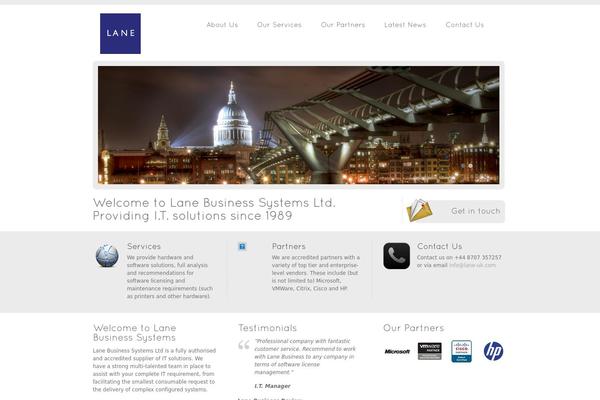 Vulcan theme site design template sample