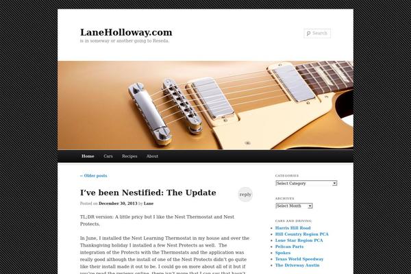 Duster theme site design template sample