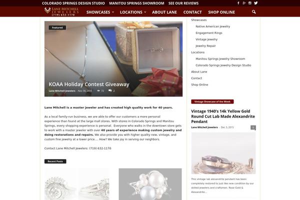 NewsMag theme site design template sample
