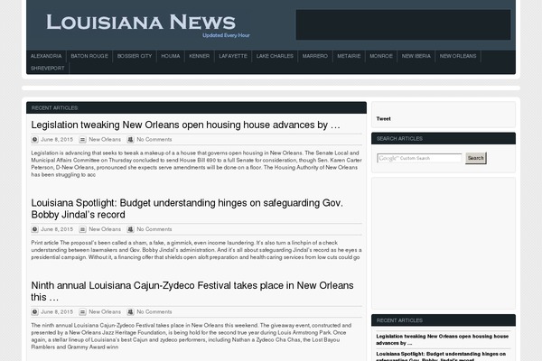 Massive News theme site design template sample