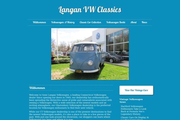 Pcg theme site design template sample