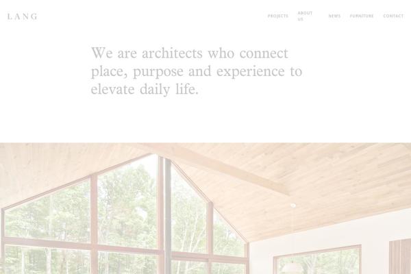 Lang theme site design template sample