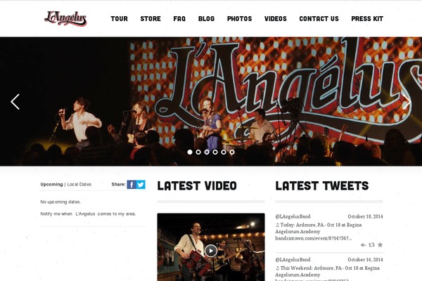 Soundstage theme site design template sample