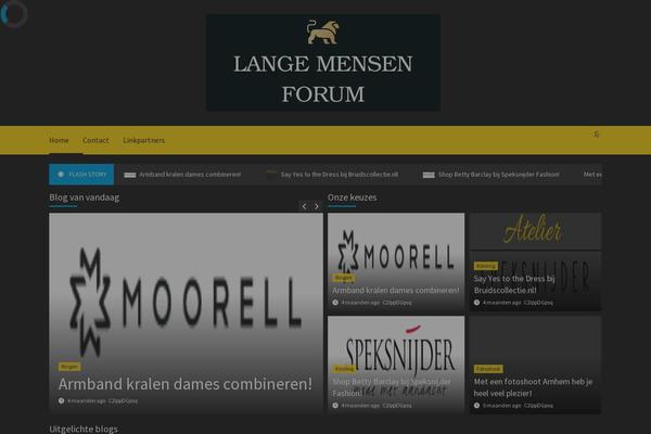 CoverNews theme site design template sample