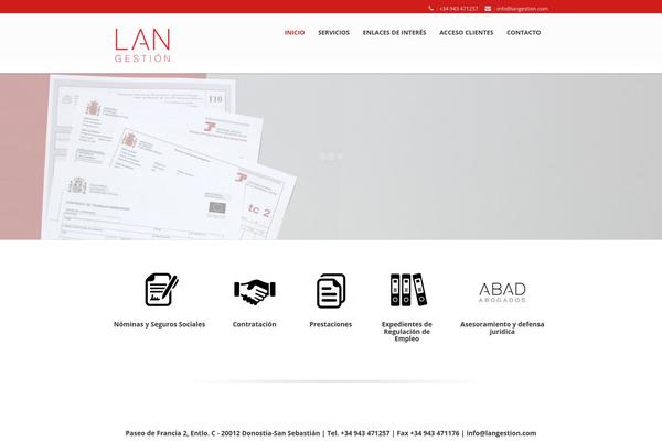 Sarraty theme site design template sample